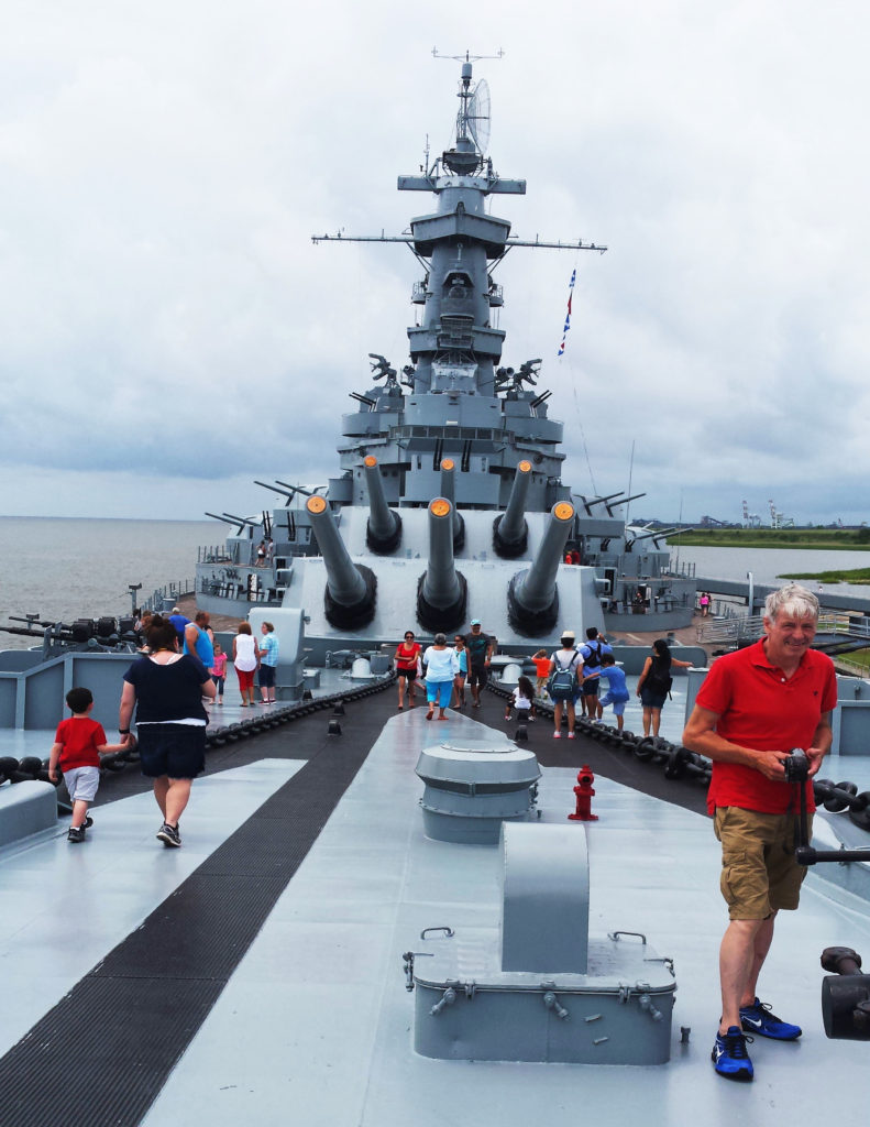 USS Alabama saw action in the Pacific WWII