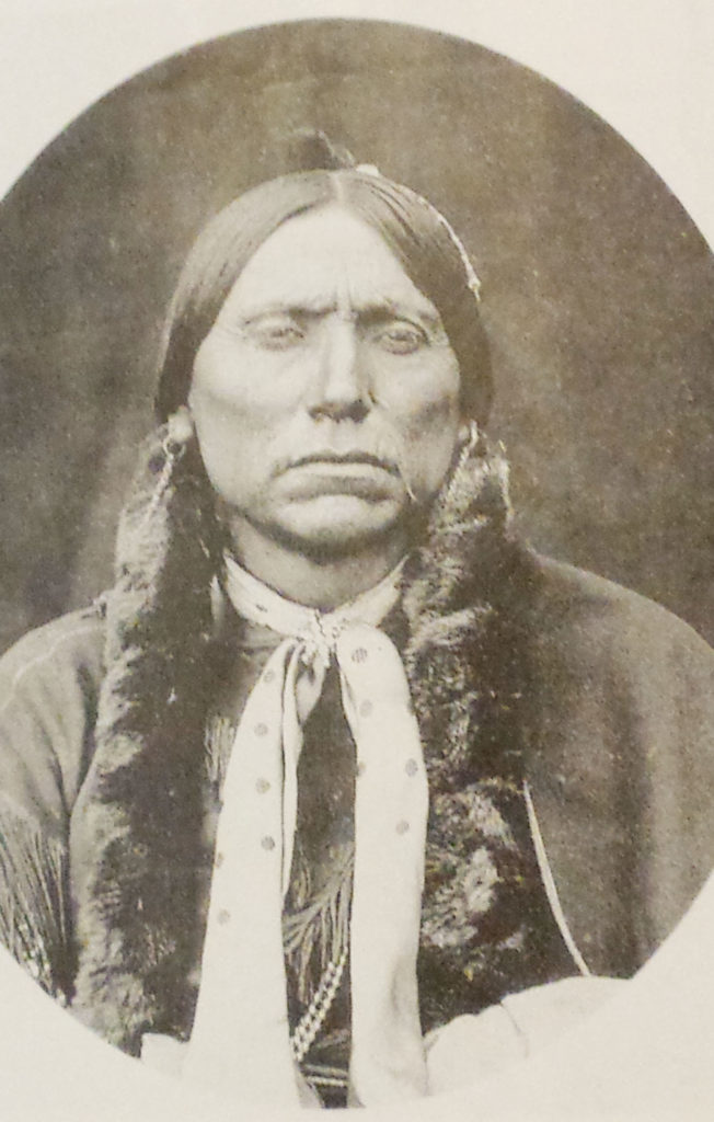 Quanah Parker the last Comanche Leader, son of a white mother and Comanche Chief